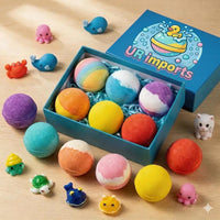 Magical Bath Bombs for Kids with Surprise Inside – 12 Discovery Collection