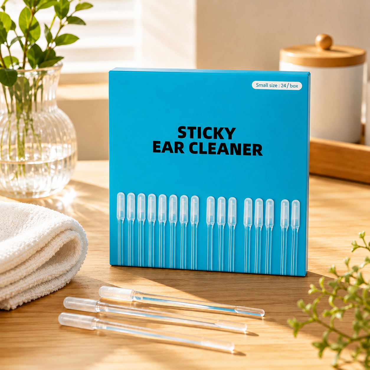 Tacky-Tip Sticky Ear Cleaner™