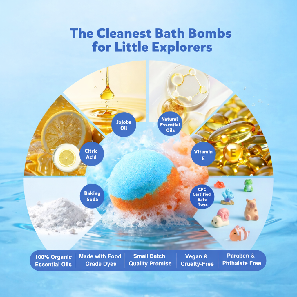 Magical Bath Bombs for Kids with Surprise Inside – 12 Discovery Collection