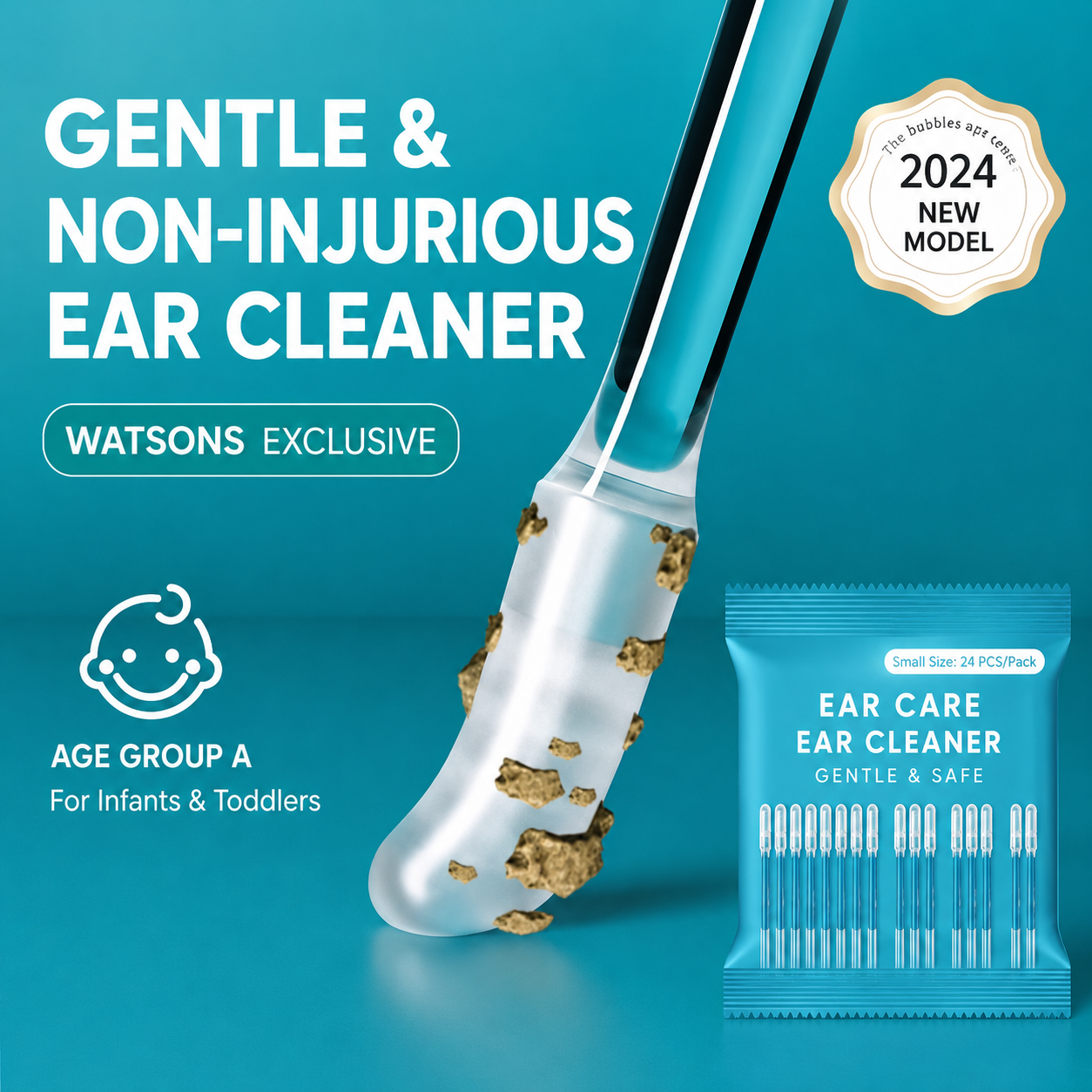 Tacky-Tip Sticky Ear Cleaner™