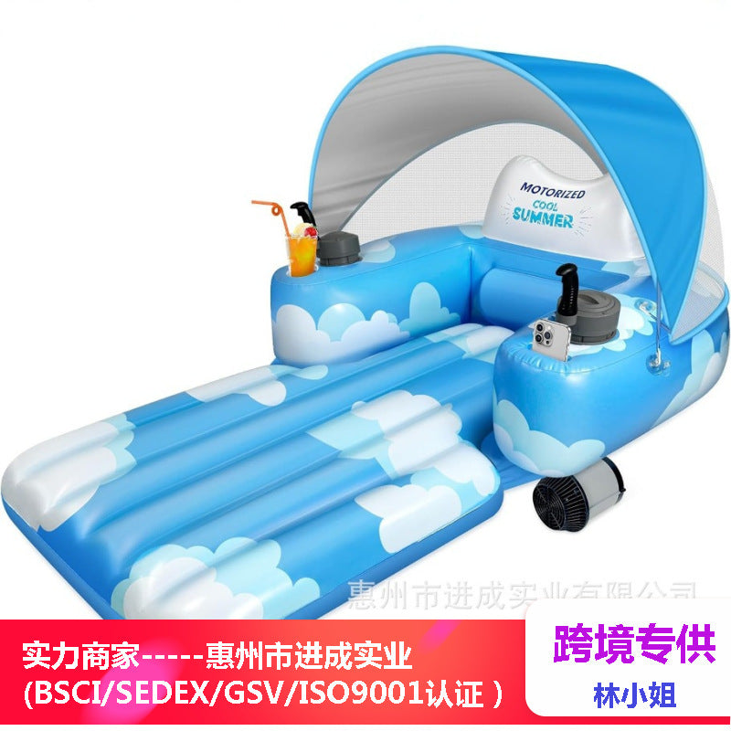 Premium Motorized Pool Float with Remote Control Drive & 360° Steering 🚤